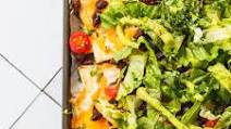 Layered Spicy Black Bean Nachos Layered Spicy Black Bean Nachos