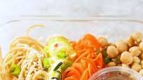 Cold Sesame Noodles with Spiralized Vegetables Cold Sesame Noodles with Spiralized Vegetables