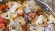 The Cheesecake Factory Farfalle with Chicken and Roasted Garlic (Copycat) - Dinner, then Dessert The Cheesecake Factory Farfalle with Chicken and Roasted Garlic (Copycat) - Dinner, then Dessert