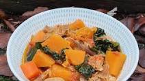 Leftover roasted duck & squash curry Leftover roasted duck & squash curry