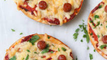 Pizza Bagels Pizza Bagels