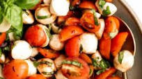 Tomato and Mozzarella Caprese Salad Tomato and Mozzarella Caprese Salad