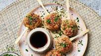 Pork and Tofu Patties with Ponzu Sauce Pork and Tofu Patties with Ponzu Sauce