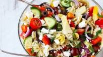 Farfalle Pasta Salad Mediterranean Style Farfalle Pasta Salad Mediterranean Style