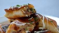 Chimichangas de carne molida y queso Chimichangas de carne molida y queso