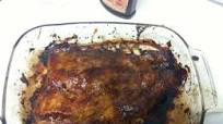 Costillar de cerdo al horno con salsa bbq Costillar de cerdo al horno con salsa bbq