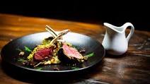 Parmesan and Pistachio Crusted Lamb Rack, Parsnip Puree, Butter Fennel Parmesan and Pistachio Crusted Lamb Rack, Parsnip Puree, Butter Fennel