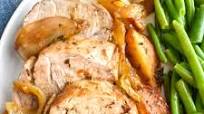 Pork Tenderloin with Apples & Onions Pork Tenderloin with Apples & Onions