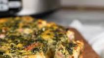 Slow Cooker Breakfast Casserole with Ham, Cheese, and Spinach Slow Cooker Breakfast Casserole with Ham, Cheese, and Spinach