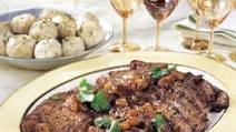 Crock Pot Brisket & Spiced Apricots Crock Pot Brisket & Spiced Apricots
