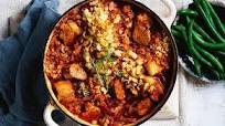 Pork belly cassoulet Pork belly cassoulet
