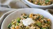 20-Minute Vegan Brown Rice Salad with Greens 20-Minute Vegan Brown Rice Salad with Greens