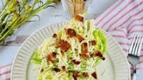 Wedge Caesar Salad with Bacon Wedge Caesar Salad with Bacon