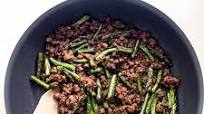 Green Bean and Ground Beef Stir Fry Green Bean and Ground Beef Stir Fry