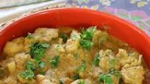 Chicken curry in a coconut milk base. Chicken curry in a coconut milk base.