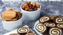 no bake swiss roll recipe | parle-g biscuit swiss roll | no bake chocolate roll cake no bake swiss roll recipe | parle-g biscuit swiss roll | no bake chocolate roll cake