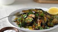 Pan-Fried Eggplant with Herbs Pan-Fried Eggplant with Herbs