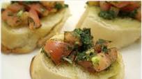 Bruschetta med tomat Bruschetta med tomat