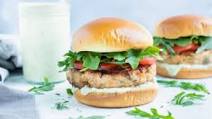 Salmon Burgers Recipe with Avocado Ranch Salmon Burgers Recipe with Avocado Ranch