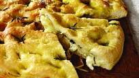Double-cheese focaccia recipe Double-cheese focaccia recipe