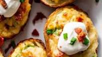 Whole30 Twice Baked Potatoes {Dairy Free Options} Whole30 Twice Baked Potatoes {Dairy Free Options}