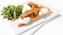 Thin crust pizzas with Italienne sausage and Boursin Thin crust pizzas with Italienne sausage and Boursin