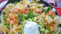 Loaded Chicken Nachos Loaded Chicken Nachos