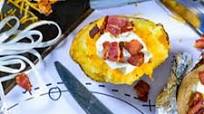 Smoked & Loaded Baked Potato | Traeger Grills Smoked & Loaded Baked Potato | Traeger Grills