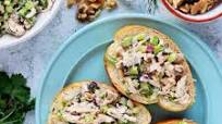 Healthy chicken salad with walnuts and dill Healthy chicken salad with walnuts and dill
