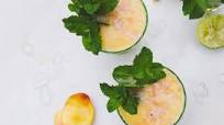 Frozen Peach & Chambord Mezcal Margarita Frozen Peach & Chambord Mezcal Margarita