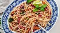 Rice Noodles and Rainbow Veggie Stir Fry Rice Noodles and Rainbow Veggie Stir Fry