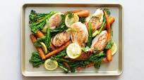 One-Pan Chicken, Broccolini and Carrots One-Pan Chicken, Broccolini and Carrots