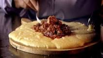 Slow-cooked family stew with polenta Slow-cooked family stew with polenta