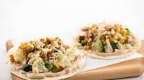 Roasted Cauliflower Tostadas with corn and bean salsa Roasted Cauliflower Tostadas with corn and bean salsa