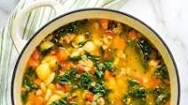 Spicy Italian Sausage Soup with White Beans, Shells & Kale Spicy Italian Sausage Soup with White Beans, Shells & Kale