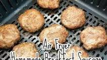Air Fryer Homemade Breakfast Sausage (Low-Carb, Paleo, Whole30) Air Fryer Homemade Breakfast Sausage (Low-Carb, Paleo, Whole30)