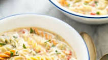 Creamy Italian Slow Cooker Chicken Noodle Soup Creamy Italian Slow Cooker Chicken Noodle Soup