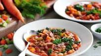 Mixed bean soup with bacon Mixed bean soup with bacon