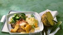 Smoked Pork Chops with Seared Pineapple and Broccoli Smoked Pork Chops with Seared Pineapple and Broccoli