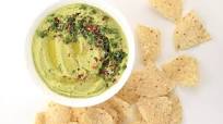 Vegan Garlicky Chickpea Avocado Hummus Dip Vegan Garlicky Chickpea Avocado Hummus Dip