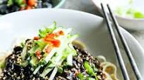Black Bean Noodles -Jjajangmyeon (Jajang-myan) Black Bean Noodles -Jjajangmyeon (Jajang-myan)