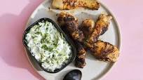 Grilled Chicken Drumsticks with Tzatziki Grilled Chicken Drumsticks with Tzatziki