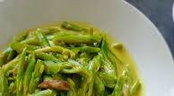 Vegan green bean curry with coconut milk Vegan green bean curry with coconut milk
