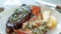 Herb-Roasted Lobster and Steak Herb-Roasted Lobster and Steak