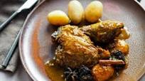 Guinea Fowl with Dried Fruits and Spices Guinea Fowl with Dried Fruits and Spices