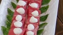 Watermelon and Mozzarella Salad With Basil Watermelon and Mozzarella Salad With Basil