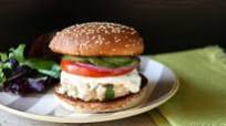 Greek Chicken Burger with Tzatziki Greek Chicken Burger with Tzatziki