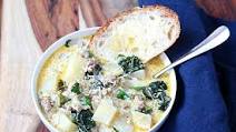 Spicy Italian Sausage & Potato Soup (Zuppa Toscana) Spicy Italian Sausage & Potato Soup (Zuppa Toscana)