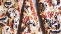 Funghi pizza w/ buckwheat crust Funghi pizza w/ buckwheat crust