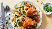 Filipino Chicken Adobo with Veggie Fried Rice Filipino Chicken Adobo with Veggie Fried Rice